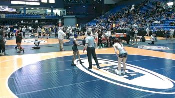 130 lbs Champ. Round 1 - Te`Aja Young, Cahokia (H.S.) vs Kerby Germann, Fulton (H.S.)