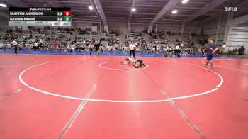 80 lbs Round Of 16 - Slayton Anderson, Team Barracuda Elem vs Kayden Rands, Team Michigan