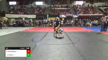 50 lbs Cons. Round 4 - Rowan Ricci, Heights Wrestling Club vs Andre DeLaRosa, Moses Lake Wrestling Club