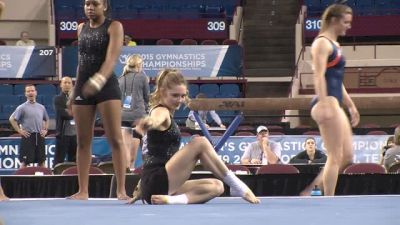 UCLA's Jenni Pinches on Floor, Training 2015 NCAAs