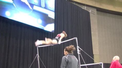 Georgia's Brandie Jay On Bars, Training 2015 NCAAs