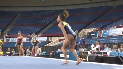 Brooke Parker Shows Off Floor Routine, Training 2015 NCAAs