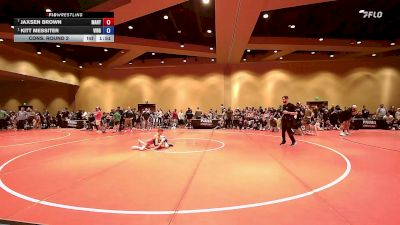 67 lbs Cons. Round 2 - Jaxsen Brown, Maryland vs Kitt Messiter, Virginia