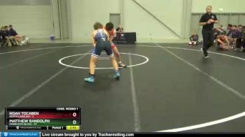 138 lbs Semis & 1st Wrestleback (8 Team) - Noah Tocaben, North Carolina vs Matthew Randolph, Minnesota Silver