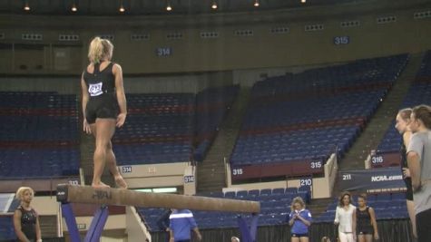 Samantha Peszek Impressive On Beam, Training 2015 NCAAs