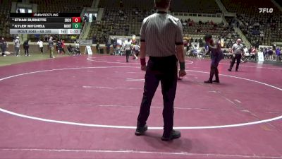 5A 285 lbs Quarterfinal - Kyler Mitchell, Montevallo vs Ethan Burnette, Shelby County