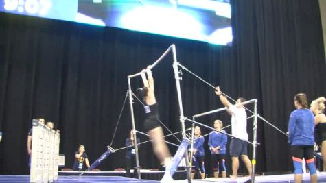 Ericha Fassbender On Bars, Training 2015 NCAAs[#podium training