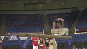 Kiera Brown on Beam, Training 2015 NCAAs