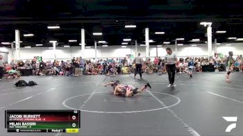 52 lbs Round 2 (8 Team) - Jacobi Burkett, U2 Upstate Uprising Blue vs Milan Bassiri, Mat Troopers
