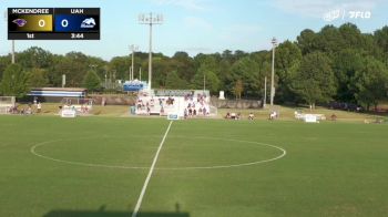 Replay: McKendree vs UAH | Sep 5 @ 5 PM