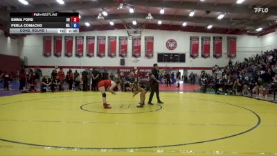 145 lbs Cons. Round 1 - Perla Comacho, San Joaquin Delta College vs Emma Ford, Sierra College