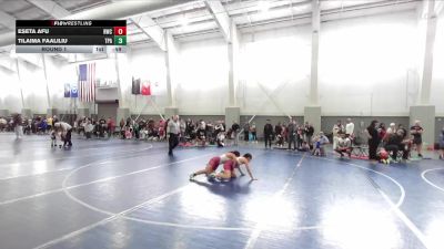 82-87 lbs Round 1 - Eseta Afu, Team Pride Academy vs Tilaima Faaliliu, Team Pride Academy