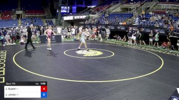 126 lbs Cons 64 #2 - Jake Gujski, New Jersey vs Jacoby Jones, Oregon