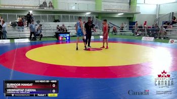 48kg Semifinal - Gurnoor Mangat, Miri Piri WC vs Veerpartap Cheema, Canadian Mal Wrestling