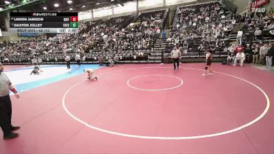 4A 113 lbs Champ. Round 1 - Daxton Jolley, Payson vs Linken Jamison, Uintah