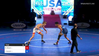 138 lbs Final - Ryder Block, Iowa vs Ismael Ayoub, Ohio