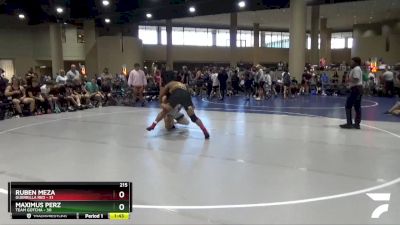 215 lbs Round 1 (6 Team) - MAXIMUS PERZ, Team Gotcha vs Ruben Meza, Guerrilla Red