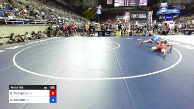 165 lbs Rnd Of 128 - Bo Thompson, WA vs Gabe Banister, WY