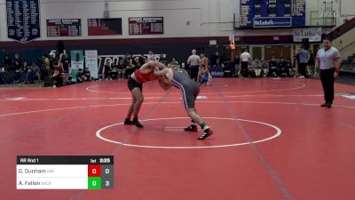 133 lbs Rr Rnd 1 - Dyson Dunham, VMI vs Andrew Fallon, Sacred Heart