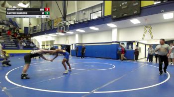 132 lbs Round Of 16 - Jeremy Ross, Will Rogers vs Carter Sanders, Van Buren