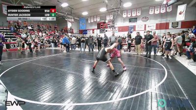 92-97 lbs Rr Rnd 1 - Ayiden Gooding, Wyandotte Youth Wrestling vs Hunter Jackson, Locust Grove Youth Wrestling