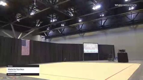 Melanie Novikov - Clubs, Flights Cool - 2021 USA Gymnastics Championships