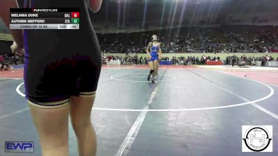 110 lbs Consi Of 16 #2 - Robyn Wesley, Mannford Pirate Youth Wrestling vs Melody Pendarvis, Midwest City Lady Bombers