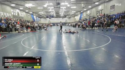 100 lbs Semifinal - Ty Cole, Westlake vs Hunter Leavitt, Champions Wrestling Club