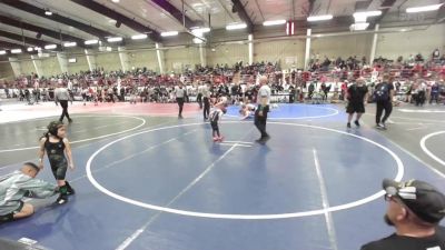 40 lbs Semifinal - Kiah Alcon, Stout Wrestling Academy vs Tierra Fasthorse, Badlands WC