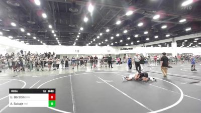 86 lbs 3rd Place - Uriah Barabin, Grindhouse WC vs Ari Sobaje, The Empire