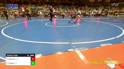 100 lbs Quarterfinal - Pierce Slocum, Stronghold Wrestling Club vs Tommy Tonga, Siouxland Wrestling Academy