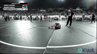 60 lbs Consi Of 8 #1 - Asher Fanshier, Clinton Youth Wrestling vs Manuel Franco, Norman Grappling Club