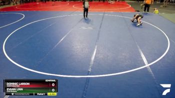 70 lbs Semifinal - Dominic Larson, Worthington vs Evann Linn, Centennial