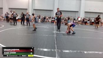 72 lbs Round 4 (10 Team) - Ryder Sander, Level Up vs Graham Sandoval, Oklahoma Elite