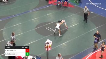 112 lbs Consolation - Blake Reihner, Trinity vs Parrish McFarland, Pottsville