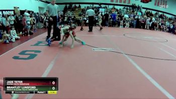 70 lbs Quarterfinal - Jade Teter, Macon Youth Wrestling vs Brantley Lunsford, Mexico Bulldog Youth Wrestling