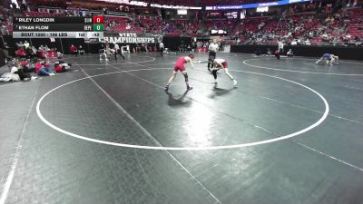 106 lbs Cons. Quarters - Ethan Flom, De Pere vs Riley Longdin, Slinger