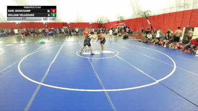 285 lbs Placement Matches (8 Team) - Earl Monchamp, Mille Lacs vs William Velazquez, Albert Lea Area