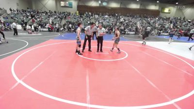 123 lbs Quarterfinal - Giovanni Berg, Desert Rats vs Norm Poole, All In Wr Ac