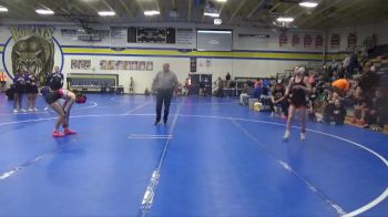 110 lbs Placement Matches (8 Team) - Grace Gadberry, Lisbon vs Grace Petersen, North Metro