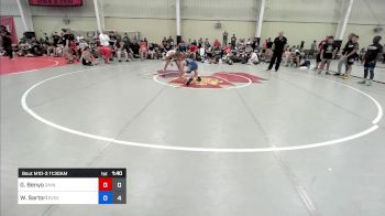 45 kg Rr Rnd 3 - Gabe Benyo, Gold Medal WC vs Wyatt Sartori, Savage Gold