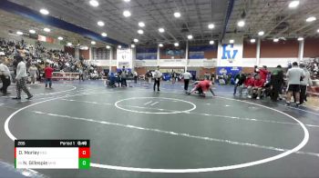 285 lbs Cons. Round 6 - Najon Gillespie, Madison High School vs Dirk Morley, Regis Jesuit