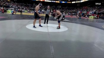 285 lbs Champ. Round 1 - Lucas Swain, Newport vs Seth Reeve, Hermiston Oregon