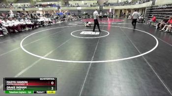 133 lbs Quarterfinals (8 Team) - Drake Ingham, Prairie Du Chien vs Masyn Hanson, Kenyon/Wanamingo