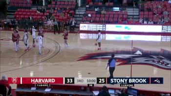 Replay: Harvard vs Stony Brook | Nov 27 @ 12 PM