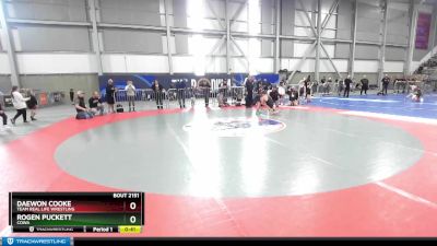 105 lbs Semifinal - Rogen Puckett, COWA vs Daewon Cooke, Team Real Life Wrestling