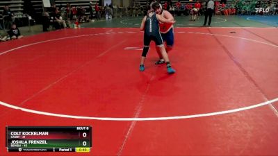 215 lbs Semis & 1st Wrestleback (8 Team) - Joshua Frenzel, Bemidji vs Colt Kockelman, Canby