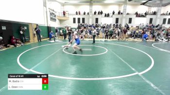 175 lbs Consi Of 16 #1 - Matthew Badia, Cohasset vs Logan Dean, Cumberland