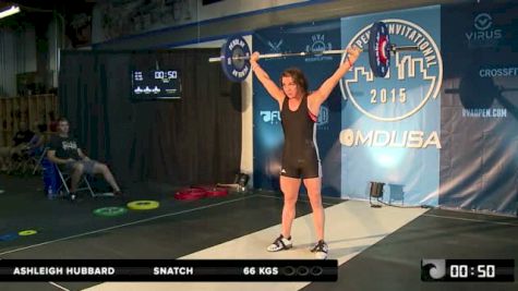 Ashleigh Hubbard (63 Kg) Snatch