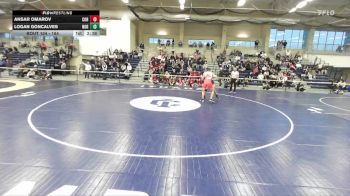 184 lbs Champ. Round 1 - Ansar Omarov, Cortland vs Logan Goncalves, Norwich